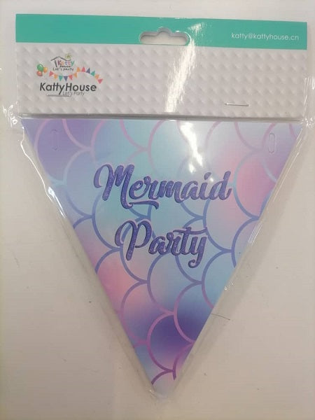 Mermaid Party Banner