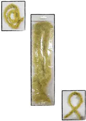 Feather Trimmings 6cmx90cm Gold