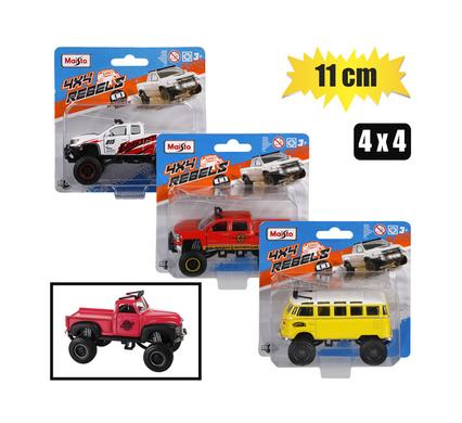 Maisto Dinky 4x4 Rebels Asst