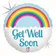 Foil Balloon - Get Well Soon Rainbow