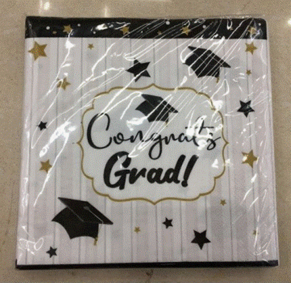 Graduation - Serviettes Congrats Grad 20