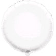 18 inch Foil Round Balloon White
