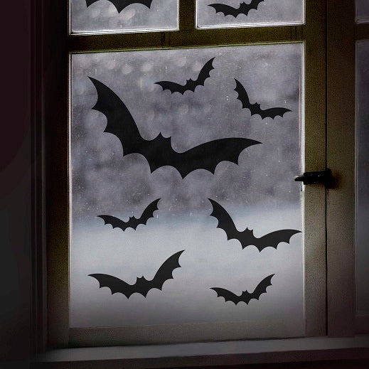 Halloween Fright Night Window Stickers