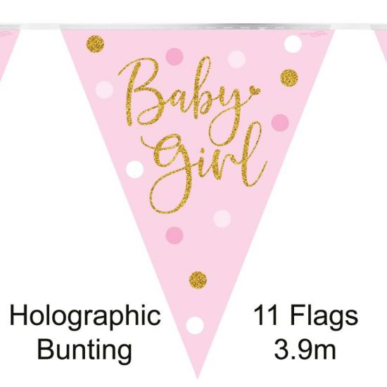 Baby Shower - Bunting SparDot Girl 3.9m