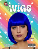 Wig Bob Dark Blue