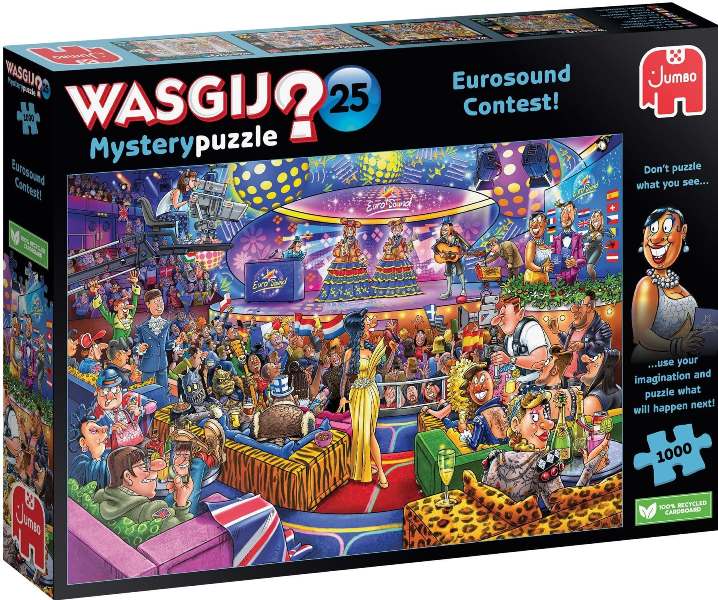 Puzzle Wasjig Mystery 25 Eurosong Contest 1000pc
