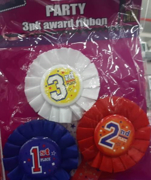 Award Rosette 3pack