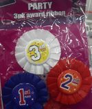 Award Rosette 3pack