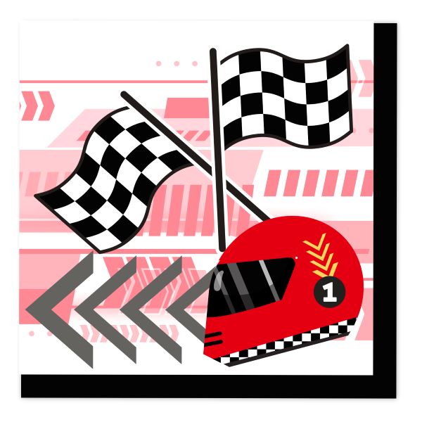 Racing Car Napkins
