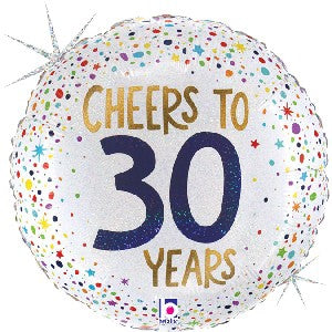 Foil Balloon Cheers to 30 Years