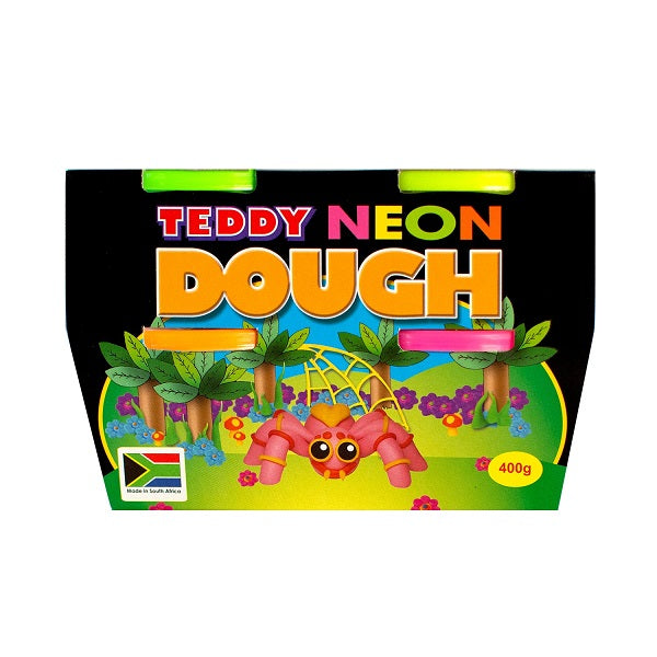 Teddy Neon Dough 4x100g Bucket