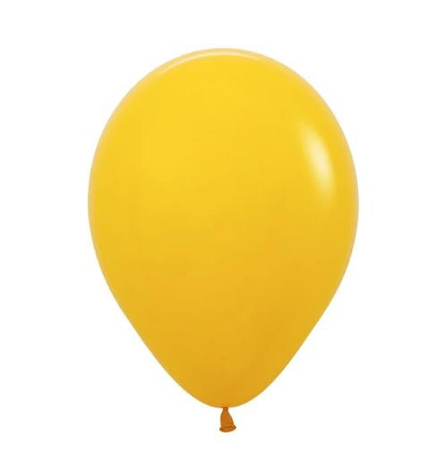 Balloon Latex Solid Honey Yellow