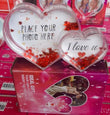 Valentine  - Water Globe Double Heart