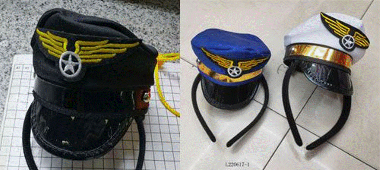 Aliceband Pilot Hat assorted