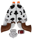 Western Gun x2 with Cowprint Holsters