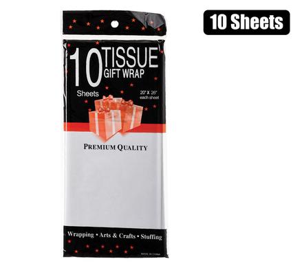 Tissue Paper - White - 10 Sheets