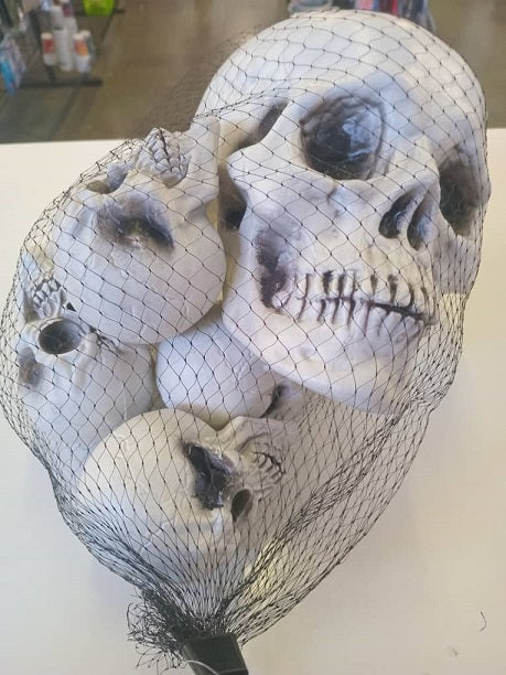 Halloween - Skulls in a bag 8pc