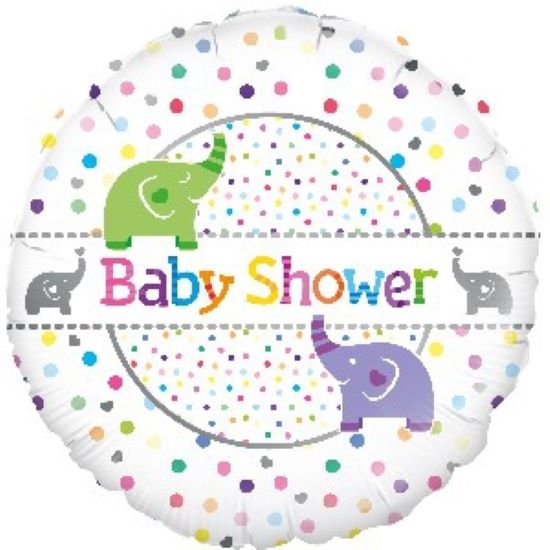 Foil Balloon - Baby Shower Elephants
