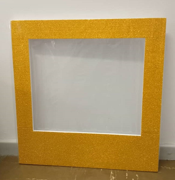 Phooto Booth Frame Glitter Gold 60cm