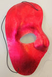 Mask Half Face 18cm Red