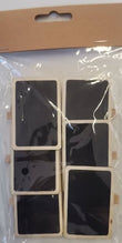 Pegs Rectangular Blackboard 6pc 6cm
