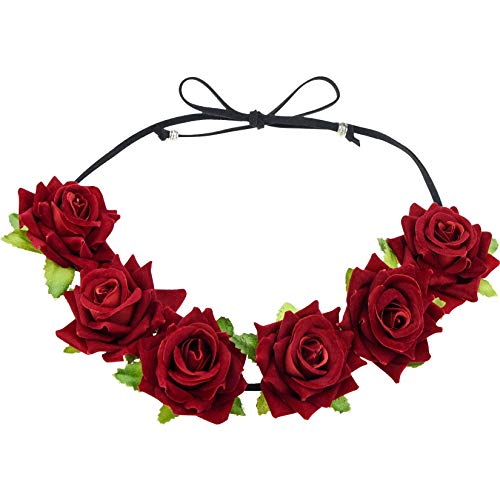 Headband - Red Roses