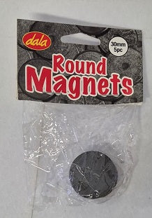 Magnets Round 30mmx3mm (5)