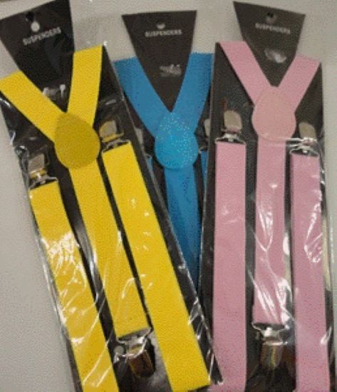 Suspender Braces Yellow
