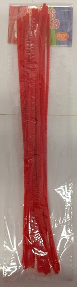 Pipecleaner (Chenille) Red (20)