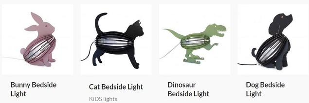 Animal Kids Bedside Lamps