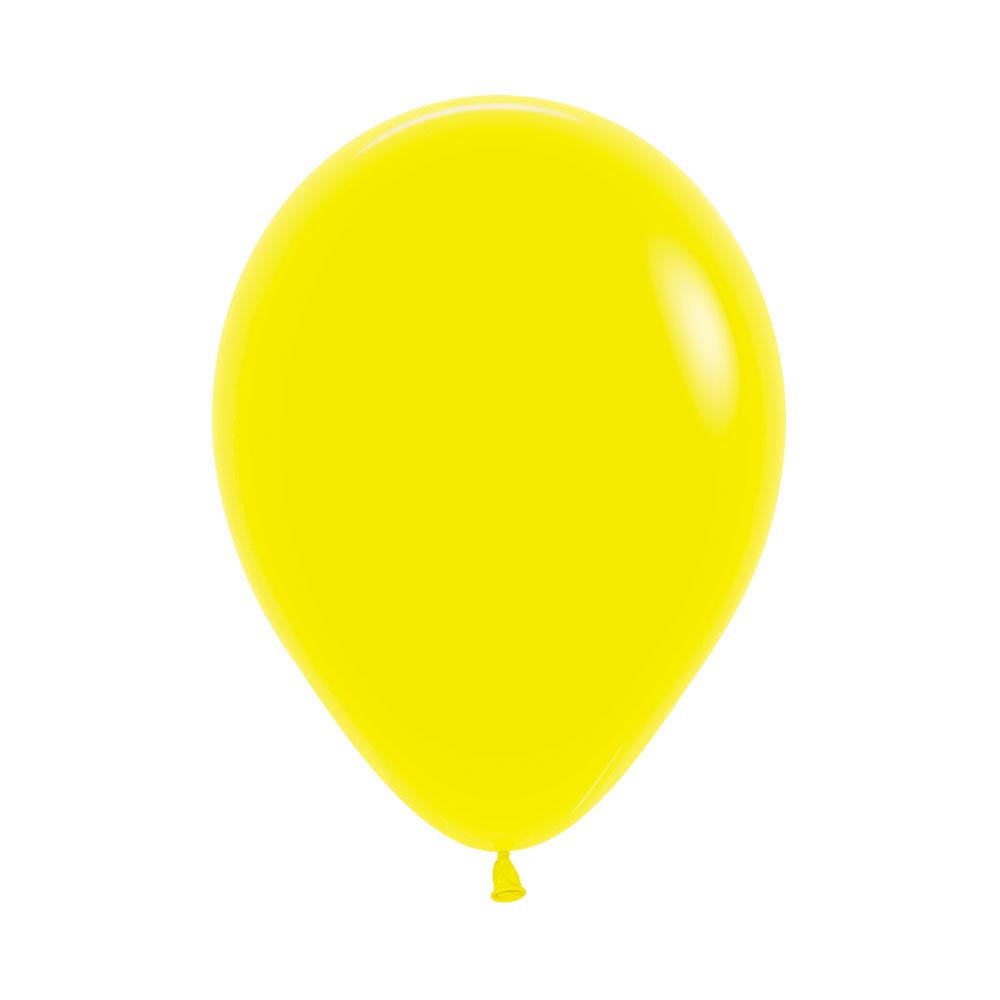 Balloon Latex Solid Yellow