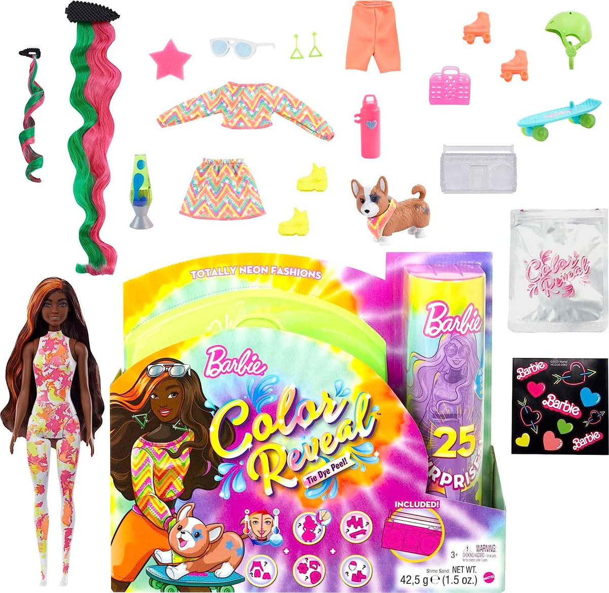 Barbie Color Reveal Totally Neon Fashions - Assorted