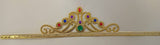 Tiara - Plastic Gold with Gems