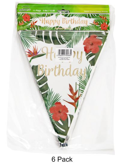 Bunting Tropical Birthday