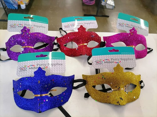 Mask Glitter Half Face assorted