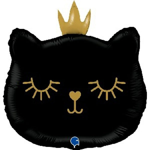 Foil Balloon Super Shape Black Cat