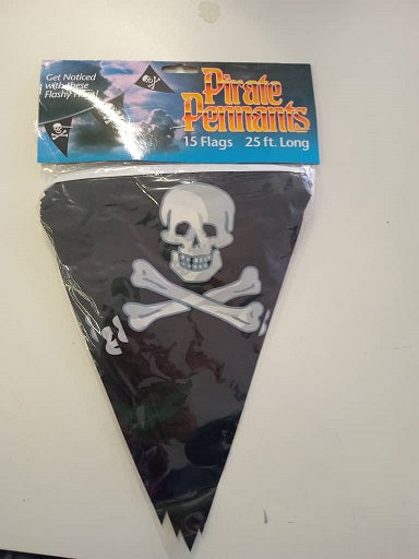 Pirate Flag Banner 7.5m 15 Flags