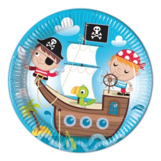 Pirate Treasure Hunt Plates (8)