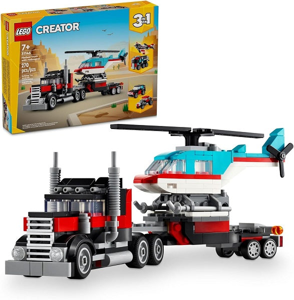 Lego Creator Flatbed Truck&amp;Helicopter