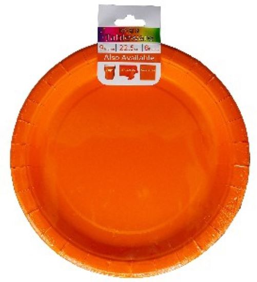 Plates - Sunkissed Orange 22cm (8)