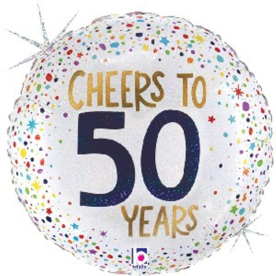 Foil Balloon Cheers to 50 Years