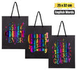 Gift Bag Words Large Black