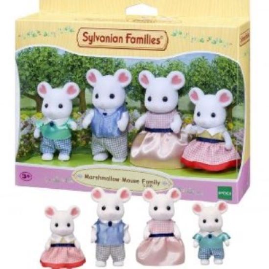Sylvanian - Marshmallow Mouse Family