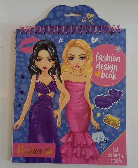Besties Fashion Designer Book