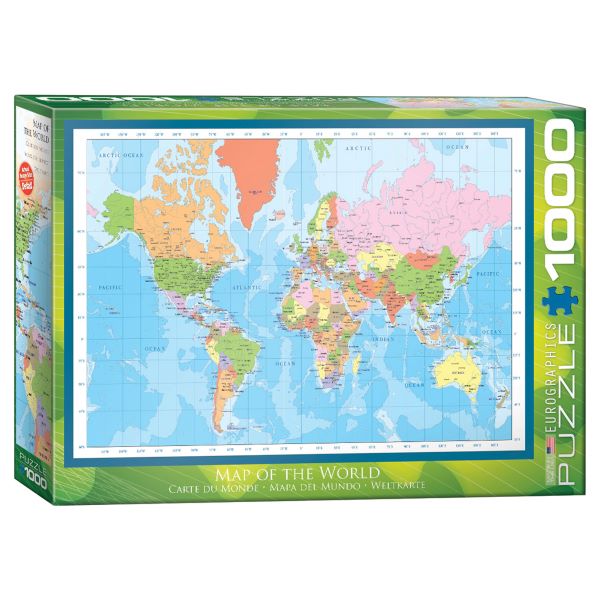 Puzzle Map of the World 1000pc