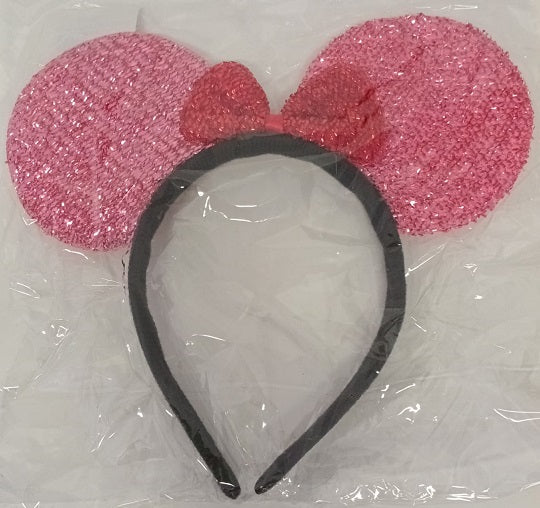 Minnie Ears Pink &amp; Red Aliceband