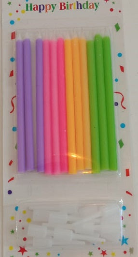 Candle Neon 12pc
