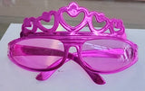 Glasses Princess Tiara Pink