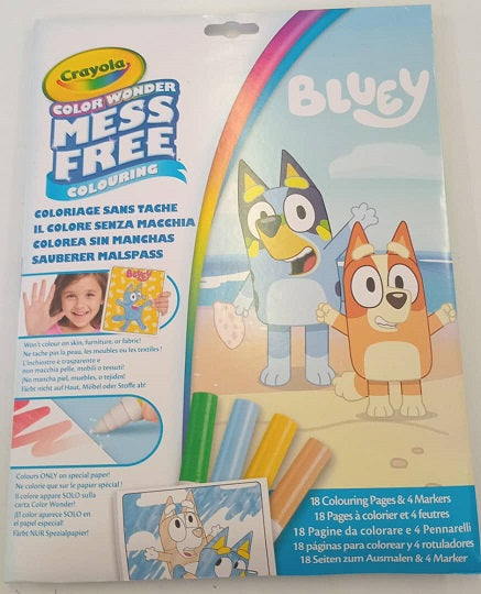 Crayola Color Wonder Set Bluey