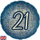 Foil Balloon Navy 21st